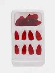 Бордовый ногти накладные
