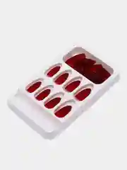 Бордовый ногти накладные