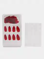 Бордовый ногти накладные