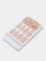 Кремовый ногти накладные