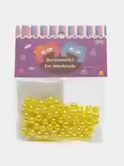 Желтый набор бусин