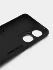 Черный чехол Huawei Nova 11i, Хуавей Нова 11Ай противоударный, с металлической подставкой кольцом