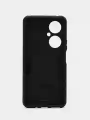 Черный чехол Huawei Nova 11i, Хуавей Нова 11Ай противоударный, с металлической подставкой кольцом