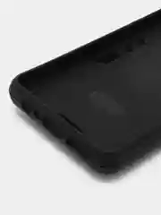 Черный чехол Tecno Pova 5 / Техно Пова 5 противоударный, с металлической подставкой кольцом