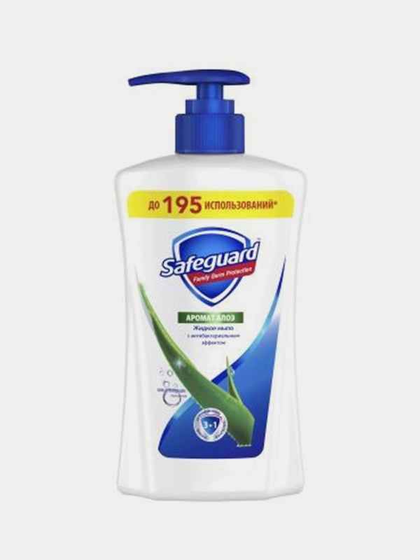 Жидкое мыло Safeguard Алоэ, 390 мл