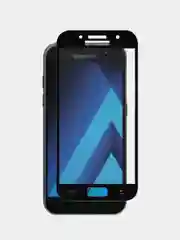 Черный защитное стекло Samsung Galaxy A7 2017 (A720), Самсунг Галакси А7 2017 (А720)