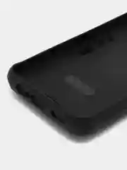Угольный чехол для Samsung Galaxy A14, противоударный, с металлической подставкой-кольцом