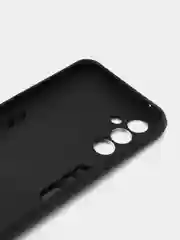 Хром чехол для Samsung Galaxy A34, противоударный, с металлической подставкой-кольцом