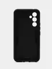 Хром чехол для Samsung Galaxy A34, противоударный, с металлической подставкой-кольцом