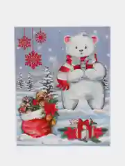 Наклейки на окно, новогодние, многоразовые, декор на новый год, Золотая Сказка, 591923