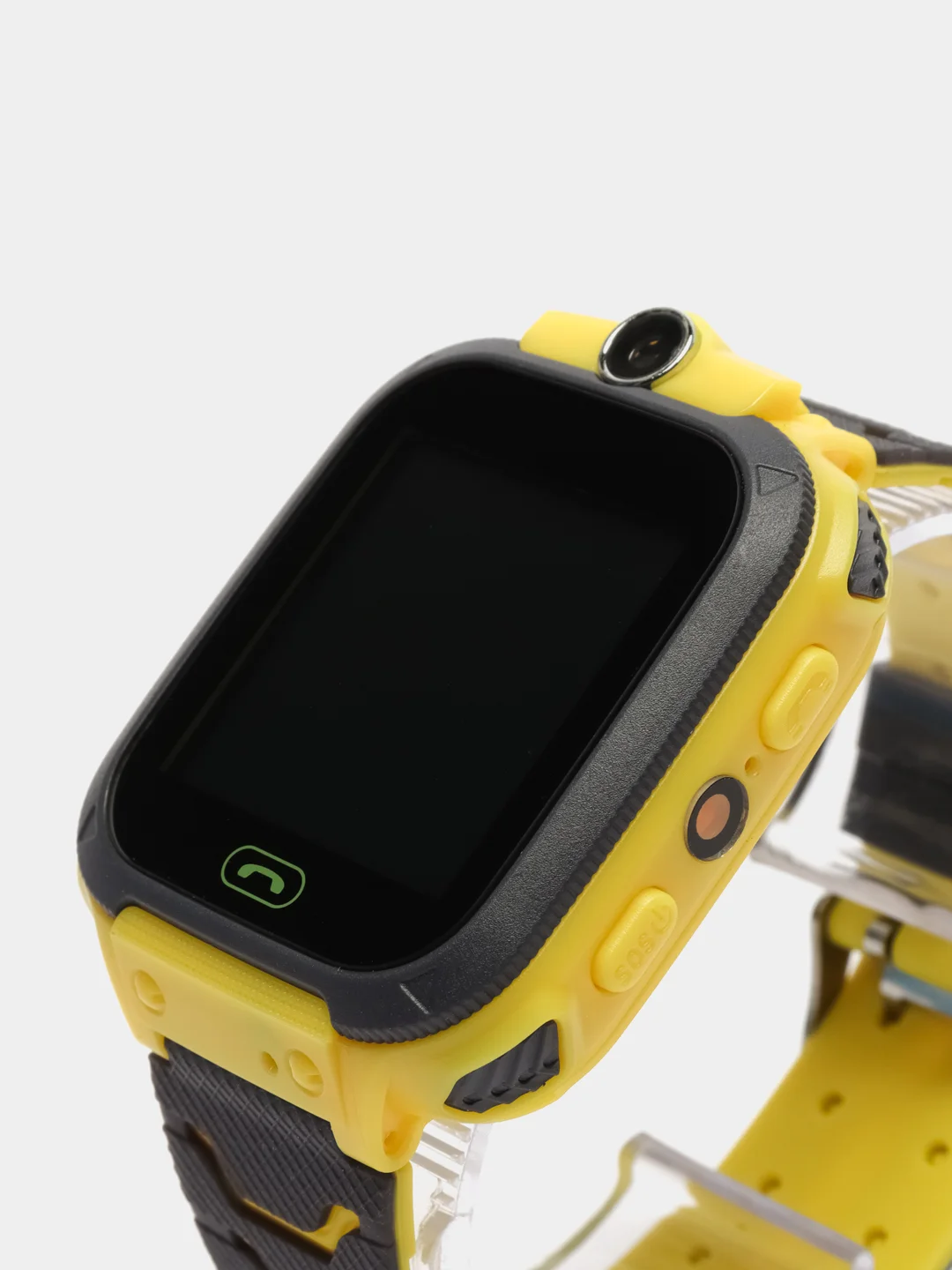 Желтый детские умные часы с GPS, с обратным звонком, кнопкой SOS, камера