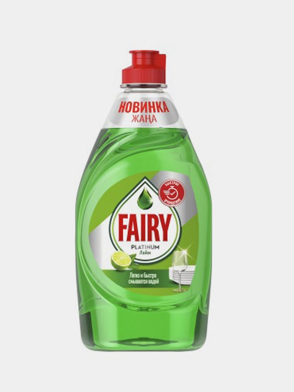 Средство для мытья посуды Fairy Платинум Лайм, 430 мл