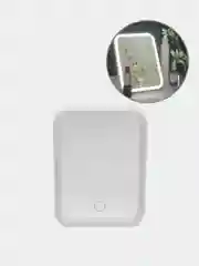 Белый зеркало настольное косметическое сенсорное с подсветкой и USB зарядкой