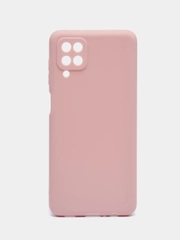 Чехол Samsung Galaxy A12 / M12 силиконовый матовый, цветной, прозрачный
