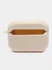 Молочный чехол для наушников Apple AirPods 1 / Pro 2 / 3, силиконовый