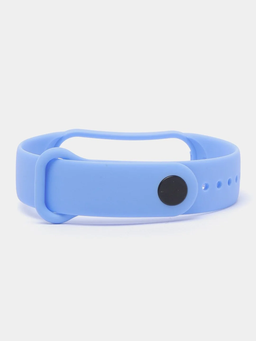 Голубой силиконовый ремешок для Xiaomi Mi Band 6, Mi Band 5, ми банд 5/6