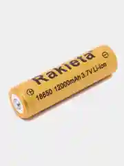 Аккумулятор 18650 "Rakieta", литиевая батарейка Li-ion, 12000 mAh, 3.7 V