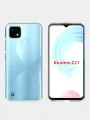 Чехол Realme C21 Реалми С21 прозрачный силиконовый