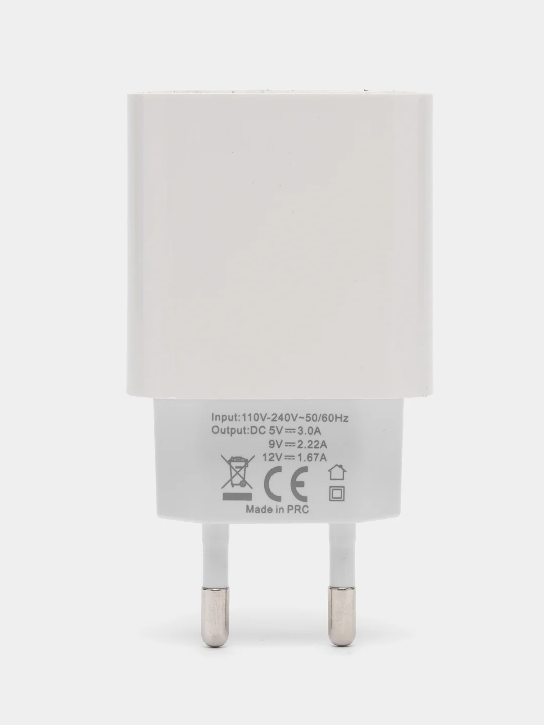 Быстрое зарядное устройство для iPhone (220В) Sonnen, порт Type-C, выходной ток 2A, 455507
