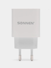 Быстрое зарядное устройство для iPhone (220В) Sonnen, порт Type-C, выходной ток 2A, 455507