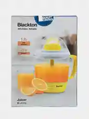 Желтый соковыжималка электрическая для цитрусовых Blackton Bt J1112, 2 насадки, 1.2 л