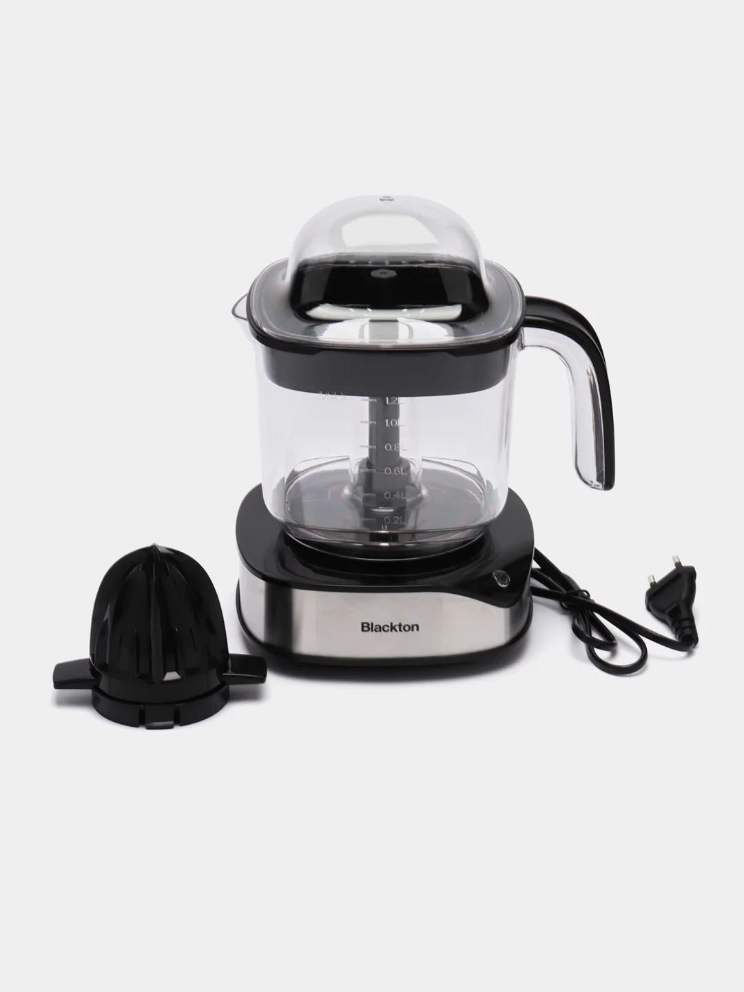 Черный соковыжималка электрическая Blackton Bt J1113 ДЛЯ ЦИТРУСОВЫХ, объём 1.2 л
