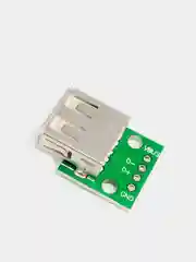 Плата переходник с USB 2.0 ( мама ) на DIP 2.54 мм