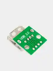 Плата переходник с USB 2.0 ( мама ) на DIP 2.54 мм