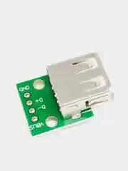 Плата переходник с USB 2.0 ( мама ) на DIP 2.54 мм