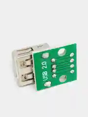 Плата переходник с USB 2.0 ( мама ) на DIP 2.54 мм