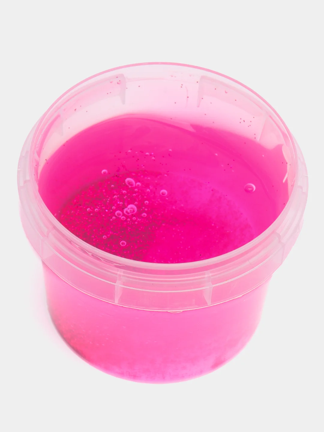 Вишнёвый слайм Стекло с Блёстками Party Slime лизун
