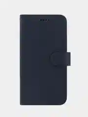 Темно-синий кожаный PU чехол книжка Xiaomi Redmi 9A