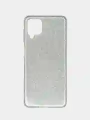 Серый металлик чехол Samsung Galaxy A12 / M12, Самсунг Галакси А12 / М12 блестящий сияющий