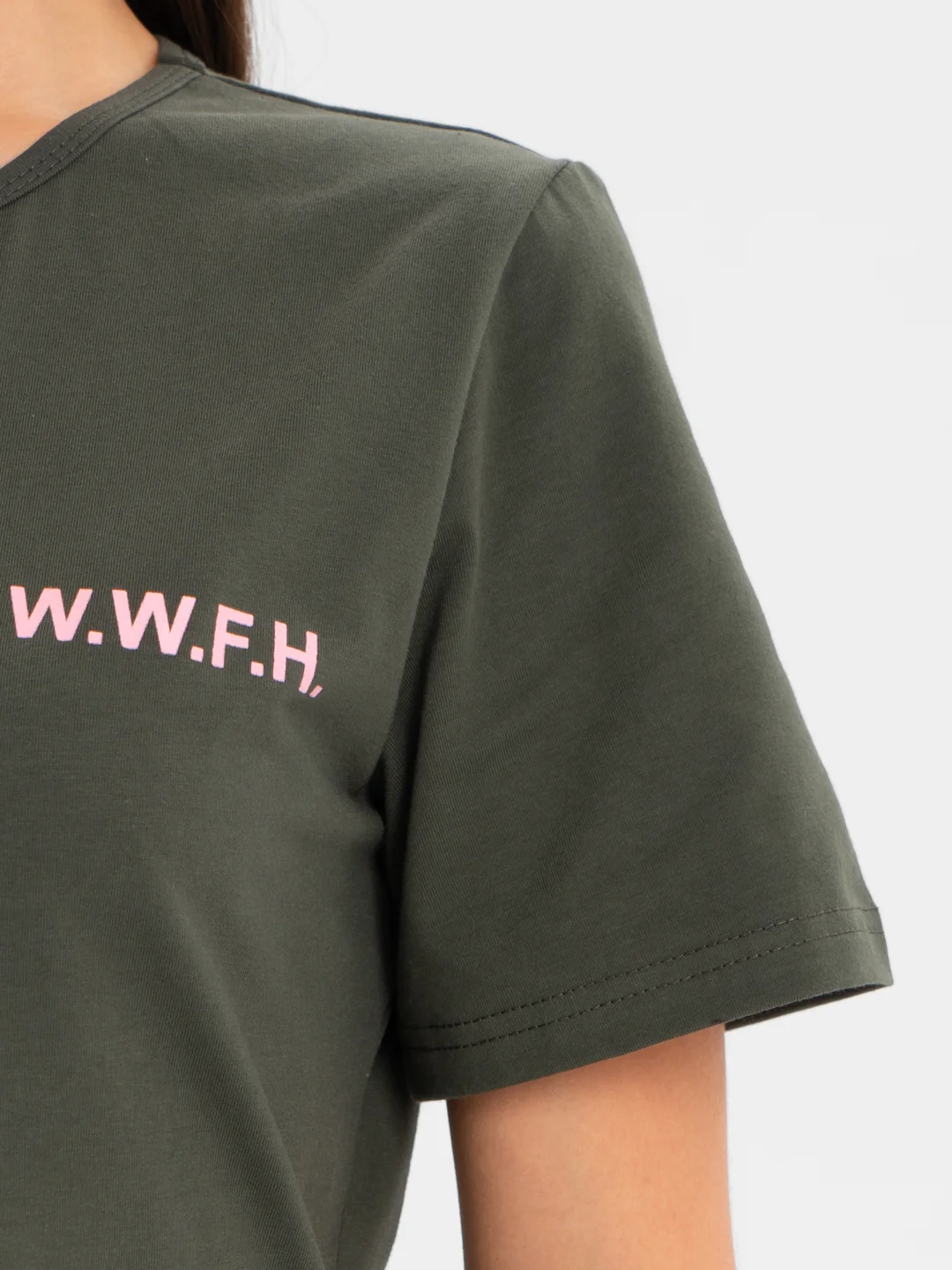 Платье женское W.W.F.H. хаки, KLERY