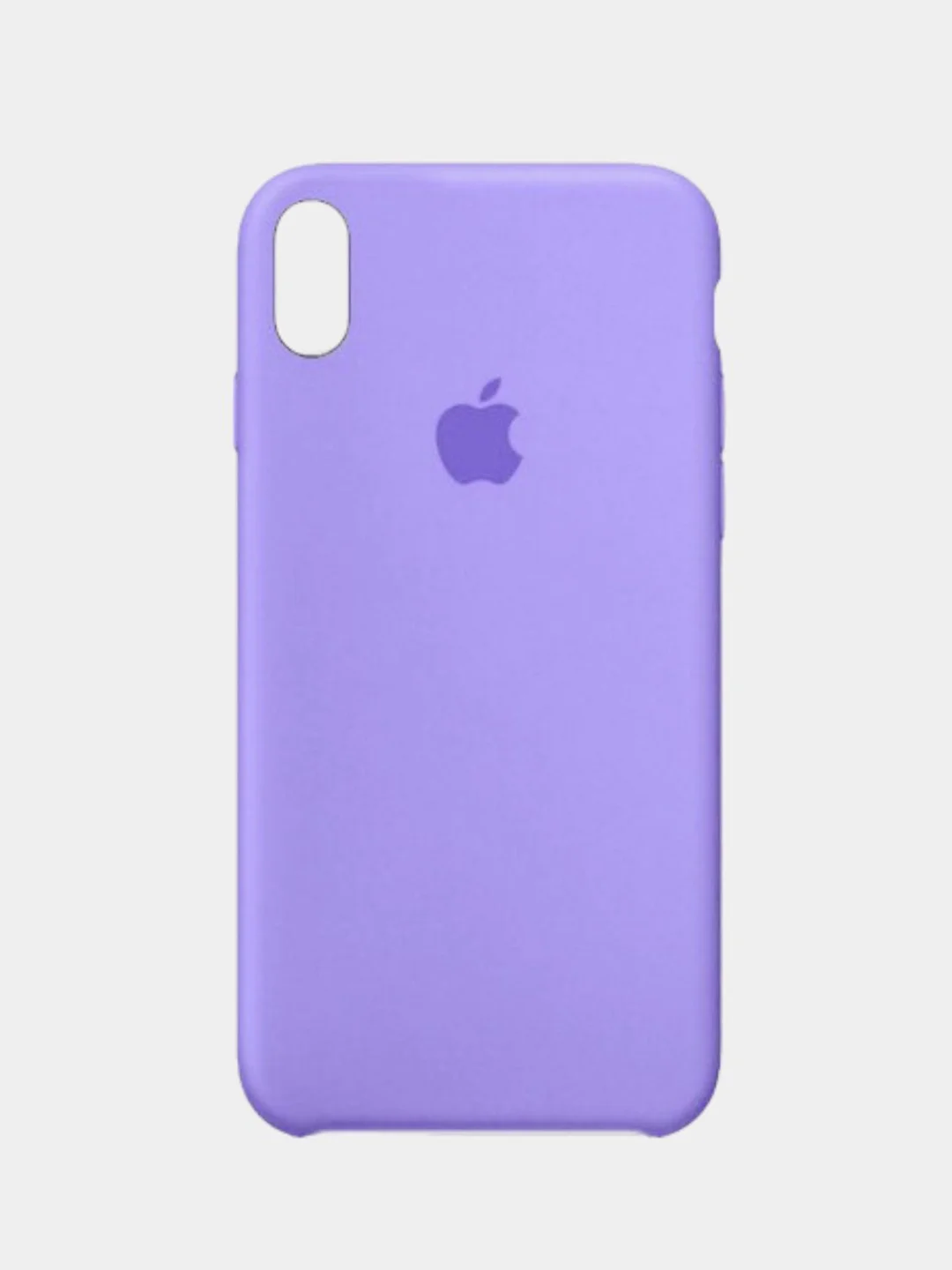 Лавандовый чехол силиконовый iPhone 6/6S, 7/8/SE 2020, Plus, X/XS, XR, 11, 12, Pro, Max