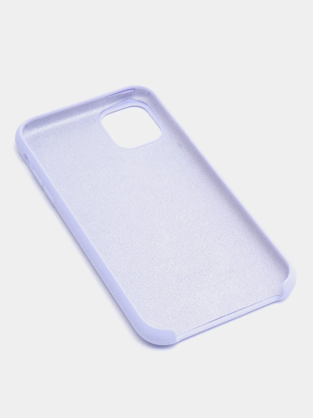 Лавандовый чехол силиконовый iPhone 6/6S, 7/8/SE 2020, Plus, X/XS, XR, 11, 12, Pro, Max