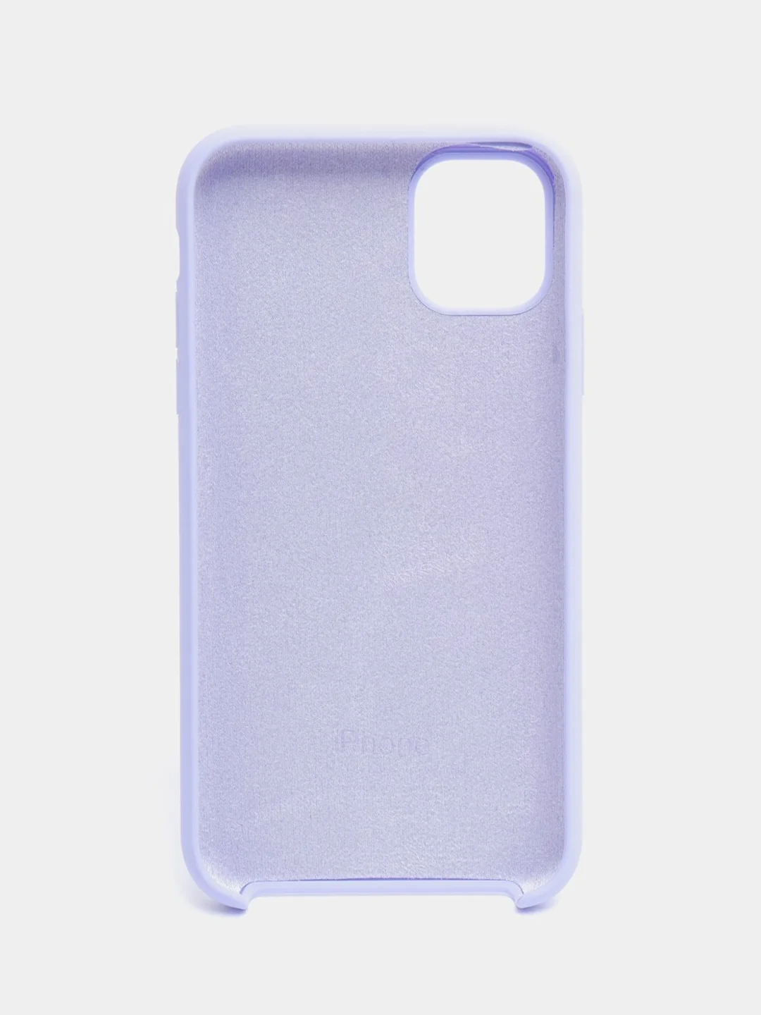 Лавандовый чехол силиконовый iPhone 6/6S, 7/8/SE 2020, Plus, X/XS, XR, 11, 12, Pro, Max