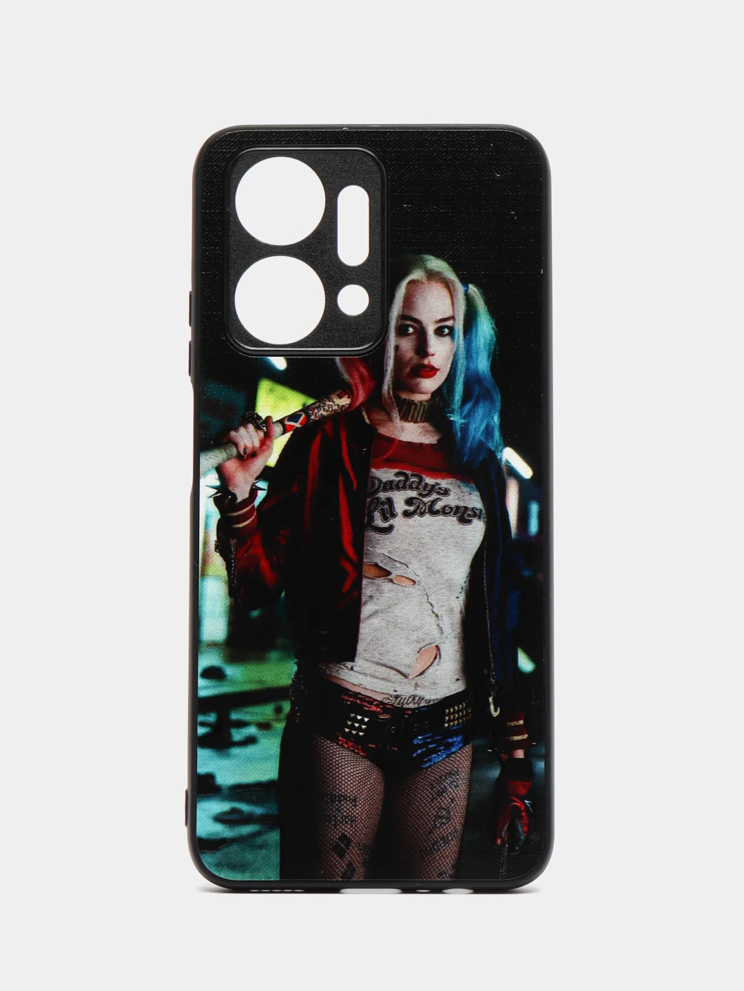 Фуксия чехол с рисунком на Honor X7a (Хонор Х7а)