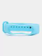 Небесно-голубой силиконовый ремешок для фитнес браслета Xiaomi Mi Band 4, Mi Band 3