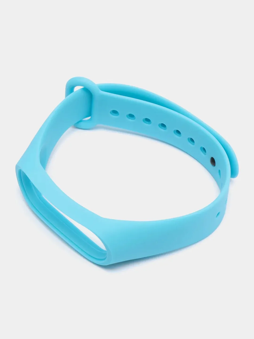 Небесно-голубой силиконовый ремешок для фитнес браслета Xiaomi Mi Band 4, Mi Band 3