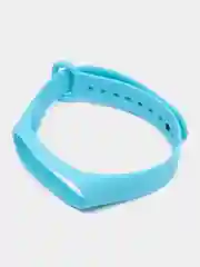 Небесно-голубой силиконовый ремешок для фитнес браслета Xiaomi Mi Band 4, Mi Band 3