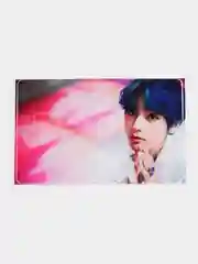 Фиолетовый наклейка на банковскую карту "BTS Ким Тэхен"