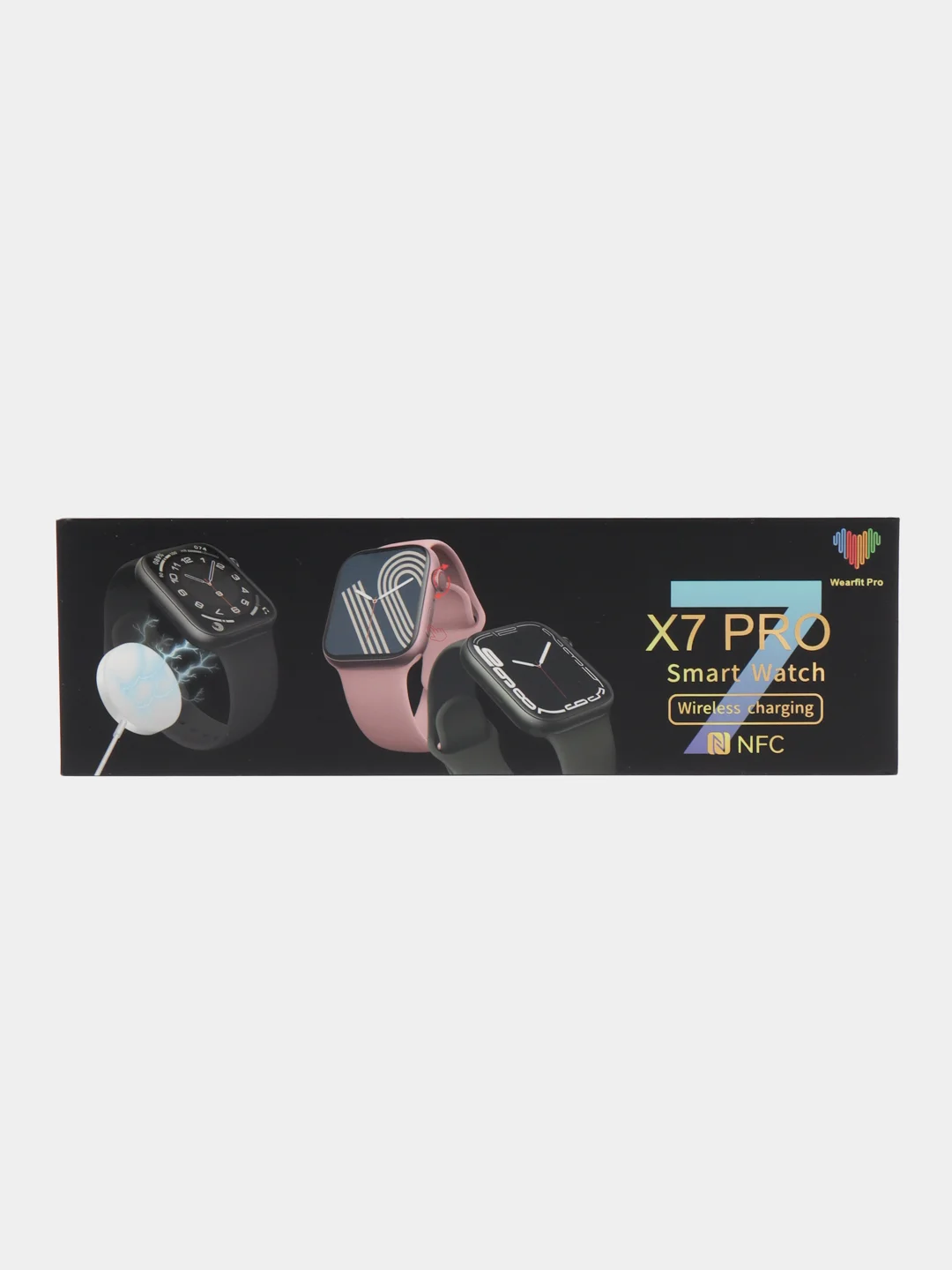 Золотой умные смарт часы Smart Watch X7, X8, X9, Pro, SE, с беспроводной магнитной зарядкой, 45 мм
