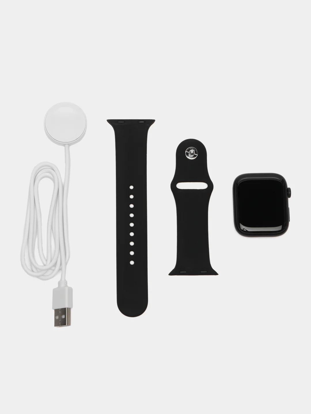 Черный умные смарт часы Smart Watch X7, X8, X9, Pro, SE, с беспроводной магнитной зарядкой, 45 мм