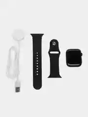 Черный умные смарт часы Smart Watch X7, X8, X9, Pro, SE, с беспроводной магнитной зарядкой, 45 мм