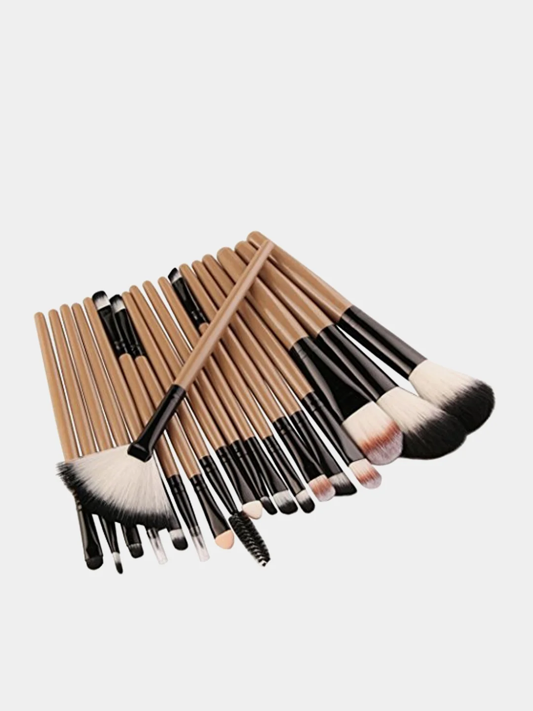Розовый набор кистей для макияжа Professional MAANGE 18 штук, 9 цветов