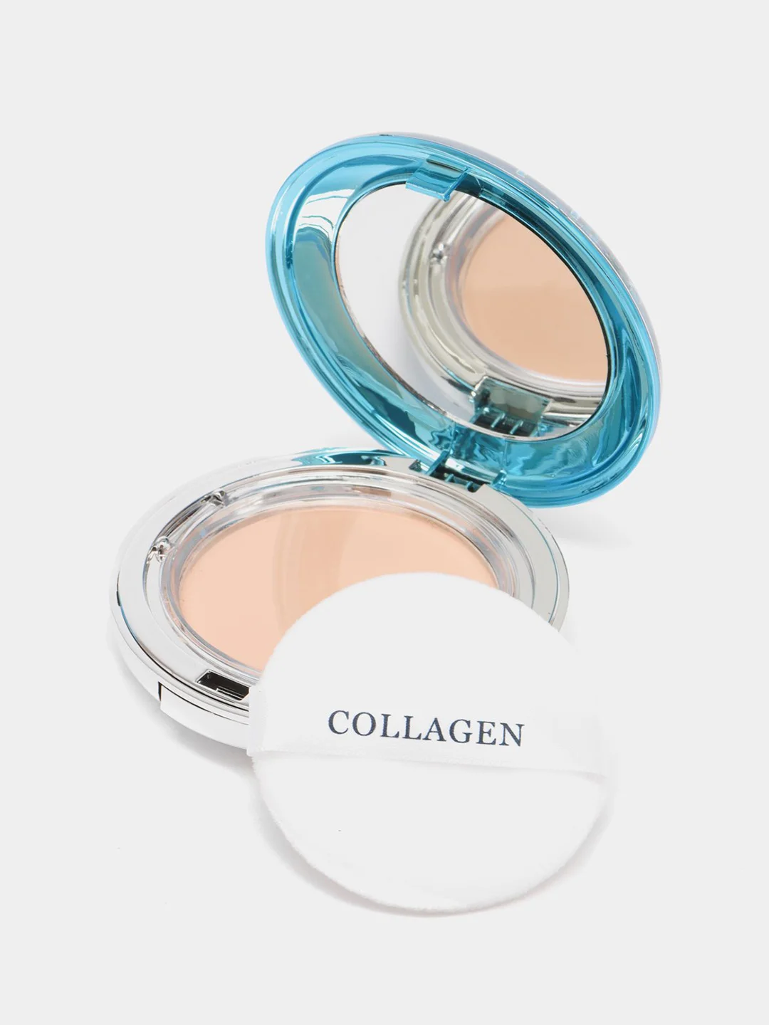 Увлажняющая пудра с коллагеном "Collagen", со сменным блоком, 13 оттенок