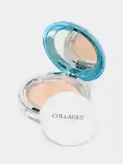 Увлажняющая пудра с коллагеном "Collagen", со сменным блоком, 13 оттенок