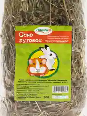 Сено (Лаурон) 0.5 кг луговое прессованное для грызунов