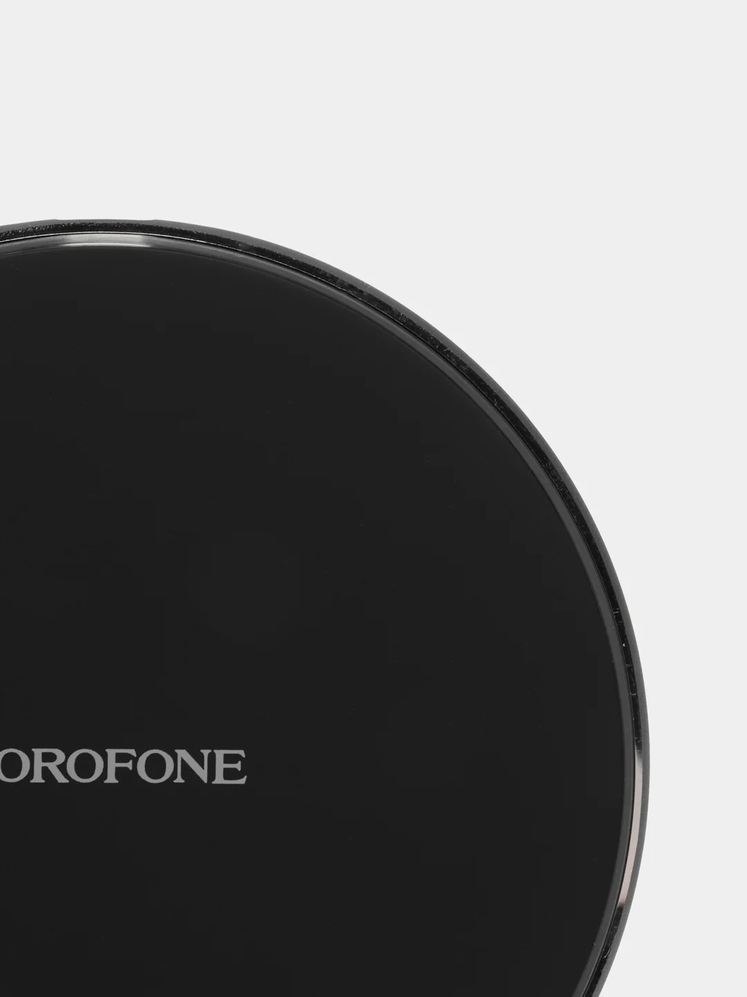 Черный беспроводное зарядное устройство Borofone BQ3 Pro Ultra slim, 15W